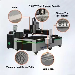 4x8 ft CNC Router (Stepper Motor, Water Cooled Spindle)2