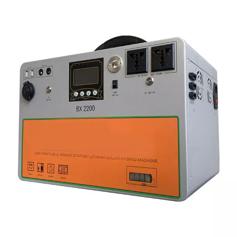 Hybrid Solar Wind 2000W Portable Power Station 2