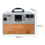 Hybrid Solar Wind 2000W Portable Power Station 4