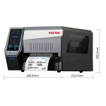 Industrial Barcode Label Printer with Auto Cutter 3